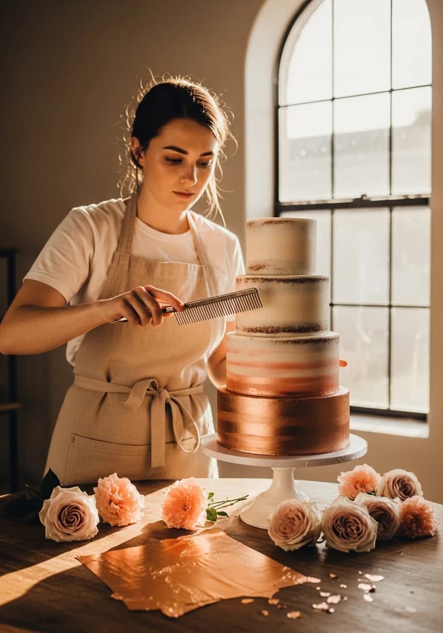 Rose Gold Ombre Tower