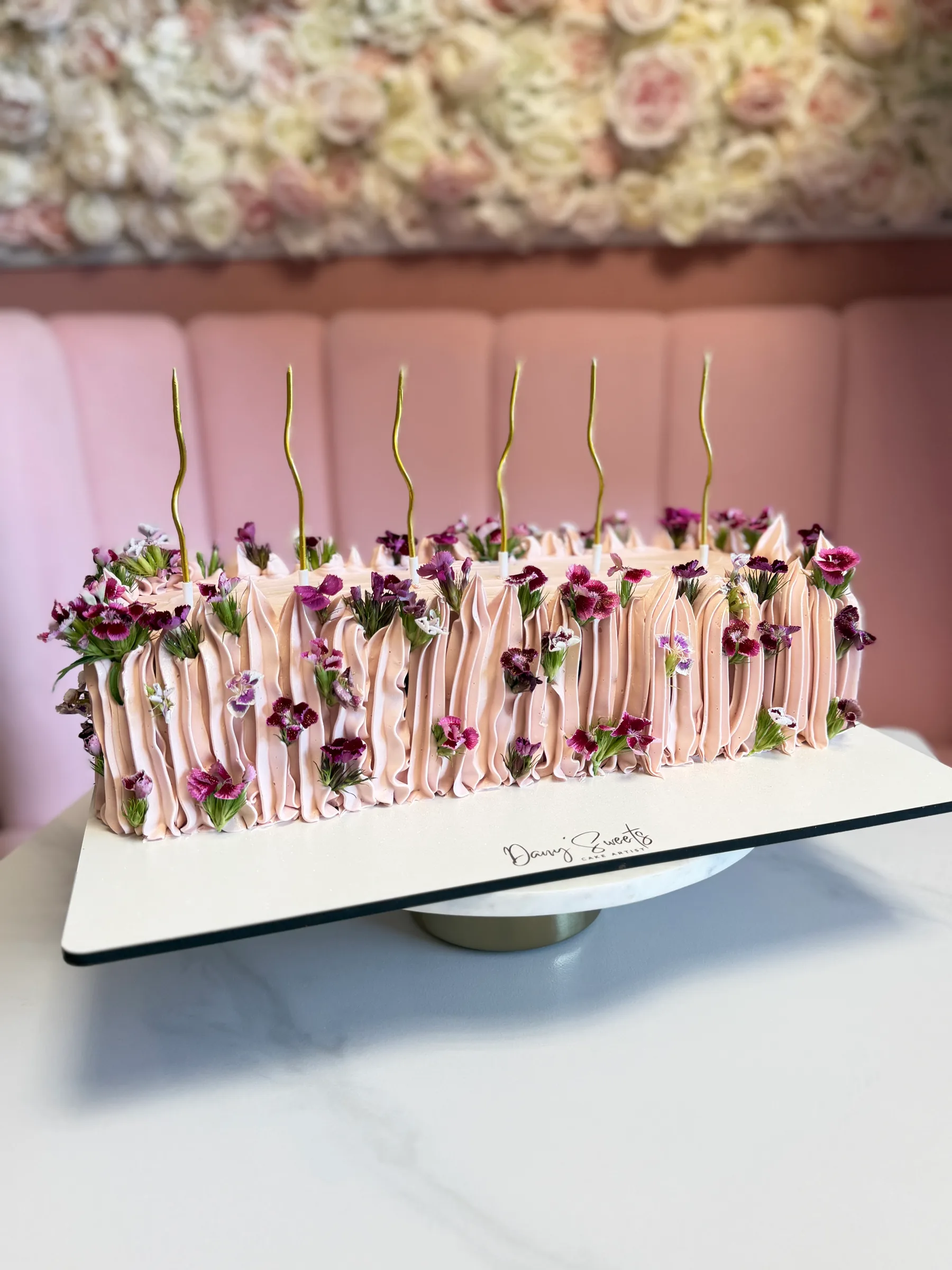 Floral Lambeth Cake