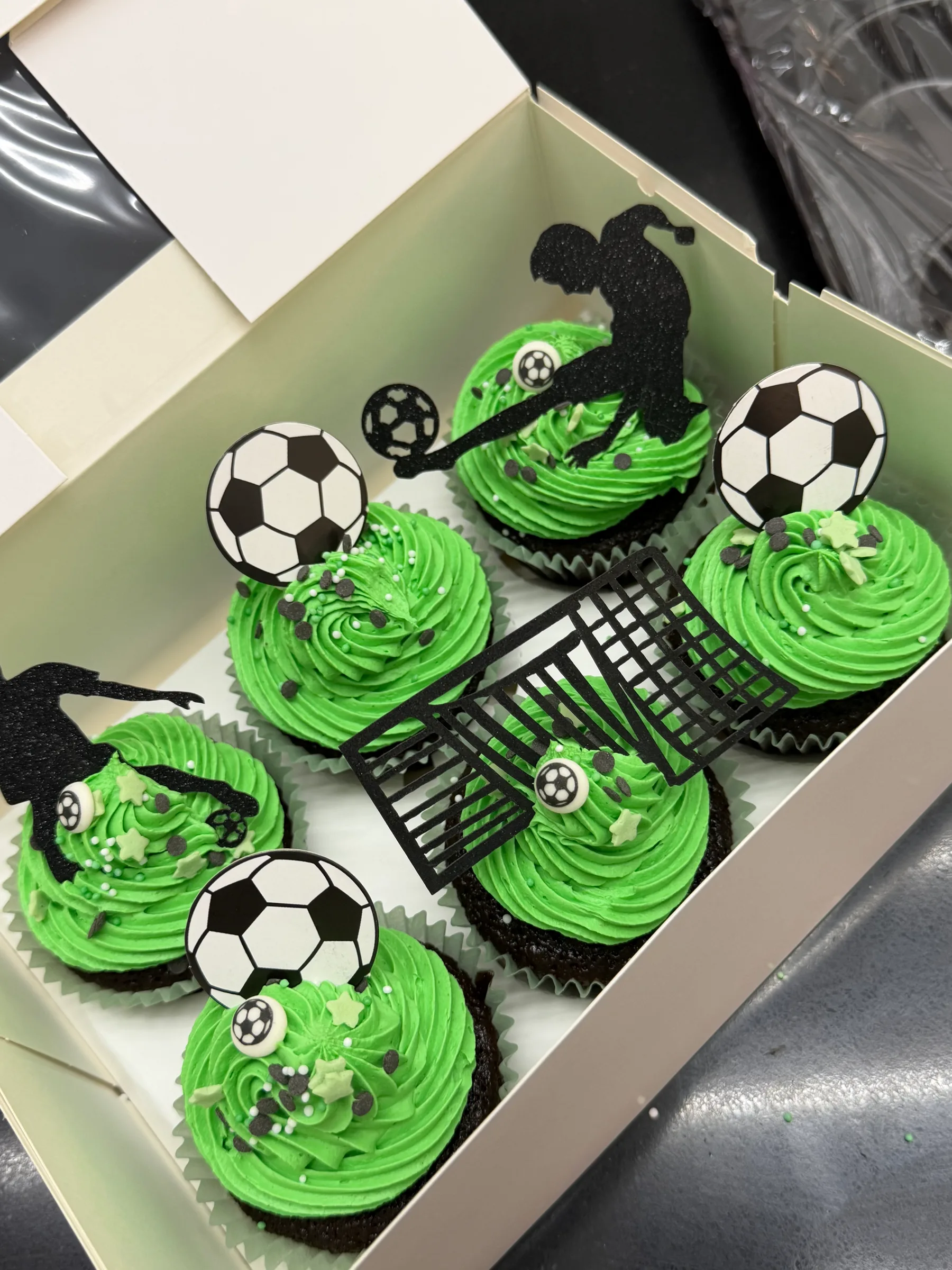 Fussball Cupcakes
